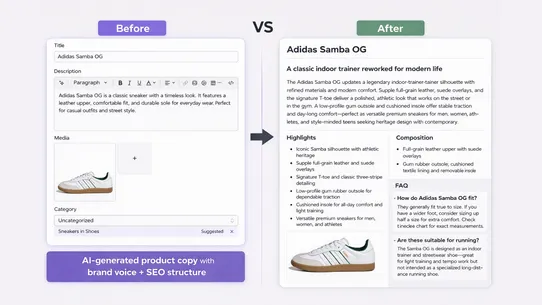 Scalora Product Ai Suite screenshot