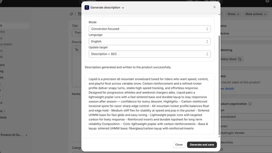 Scalora Product Ai Suite screenshot