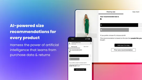 Vestico AI Size Recommender screenshot