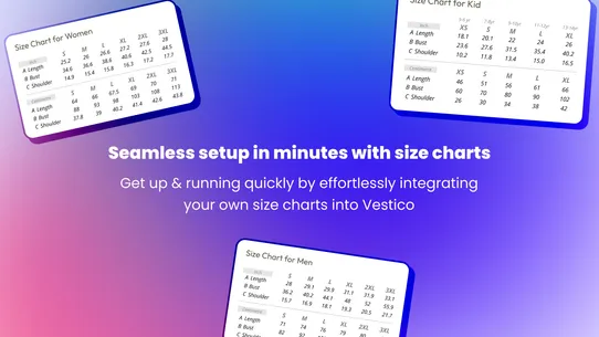 Vestico AI Size Recommender screenshot