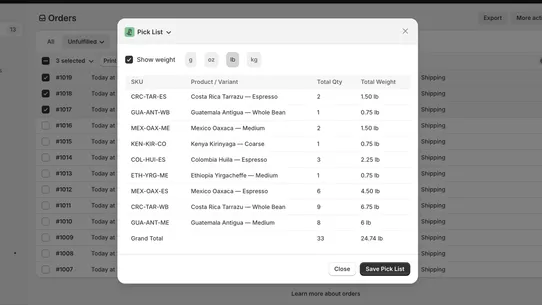 Pickzilla screenshot