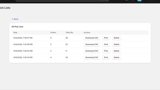 Pickzilla screenshot