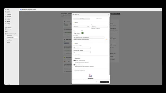 Wholesale Harmony screenshot