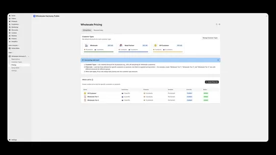 Wholesale Harmony screenshot