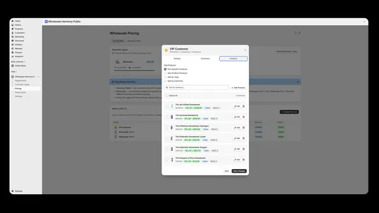 Wholesale Harmony screenshot