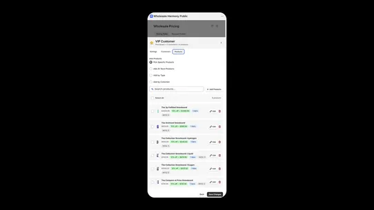 Wholesale Harmony screenshot