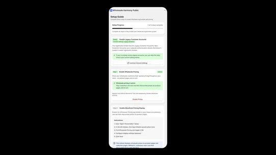 Wholesale Harmony screenshot