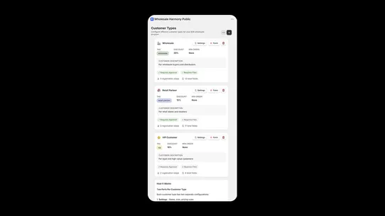 Wholesale Harmony screenshot