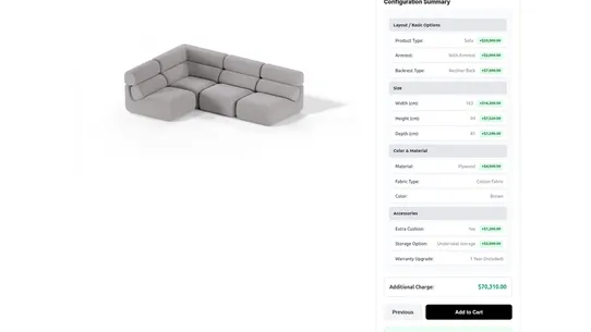 CTS Custom Products Options screenshot