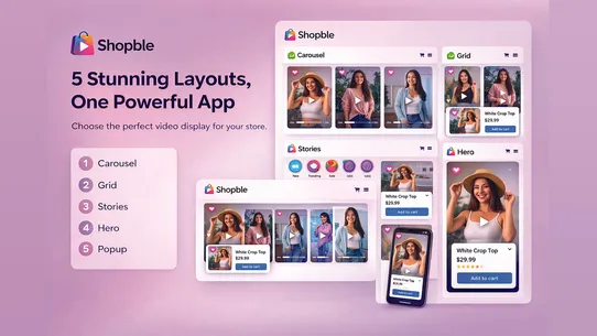 EZOMFY ‑ Shoppable Videos screenshot
