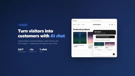 WebDialogAI screenshot