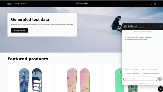 WebDialogAI screenshot
