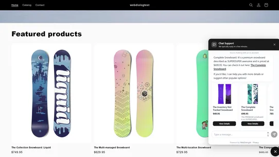 WebDialogAI screenshot