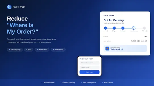 Parcel Track ‑ Order Tracking screenshot