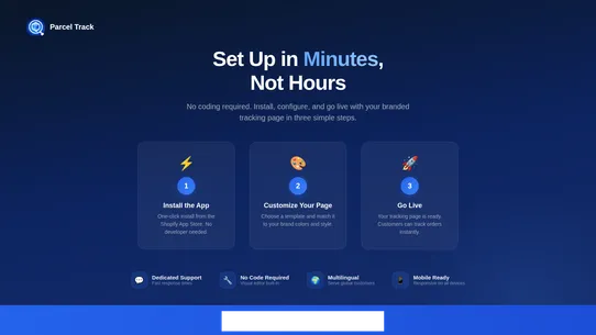 Parcel Track ‑ Order Tracking screenshot