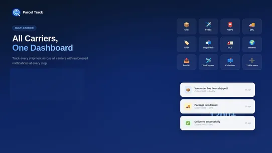 Parcel Track ‑ Order Tracking screenshot