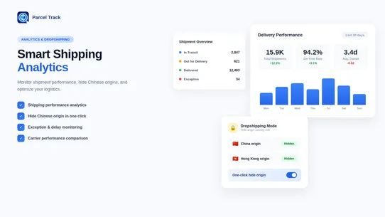 Parcel Track ‑ Order Tracking screenshot