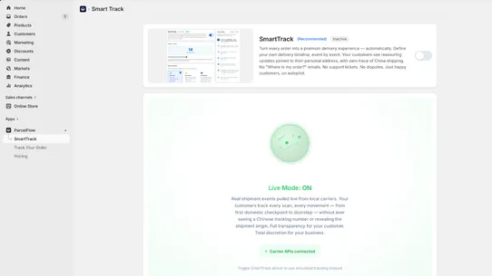 ParcelFlow screenshot