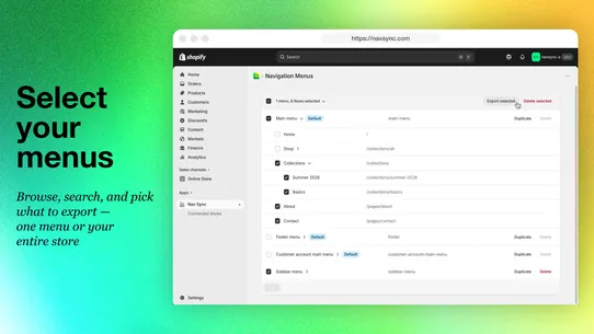 Meecrobe Nav Sync screenshot