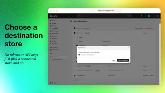 Meecrobe Nav Sync screenshot