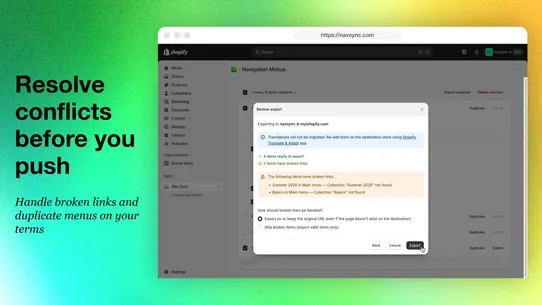 Meecrobe Nav Sync screenshot