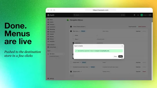 Meecrobe Nav Sync screenshot