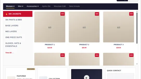 MegaShelf | Visual Mega Menu screenshot