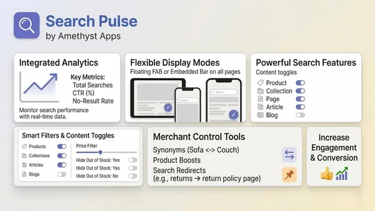Search Pulse by Amethyst Apps screenshot
