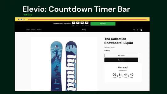 Elevio: Countdown Timer Bar screenshot