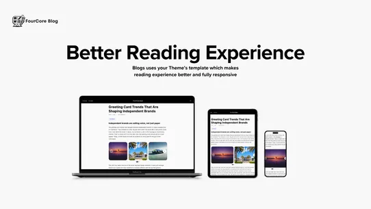FourCore Blogs screenshot