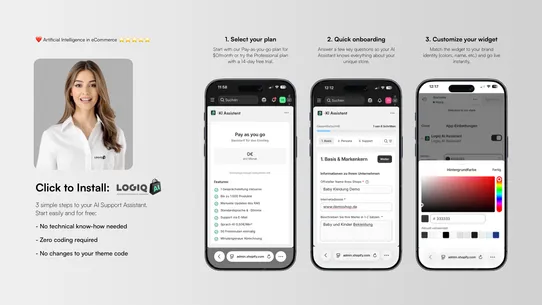 Logiq AI: Voice &amp; Chat Support screenshot