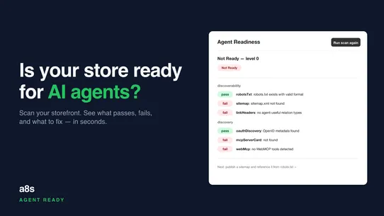 a8s Agent Ready screenshot