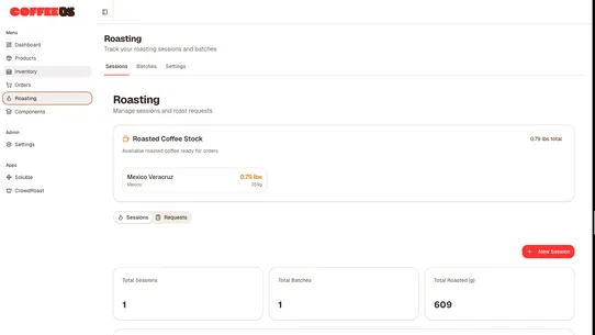 CoffeeOS screenshot