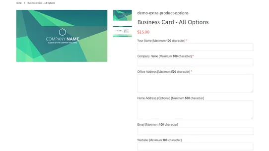 Optionify:More Product Options screenshot