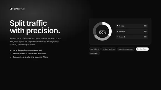 Linear, Price Testing screenshot