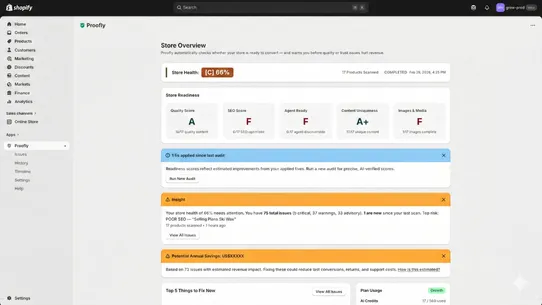 Proofly — Store Readiness AI screenshot