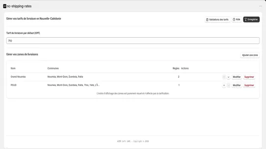 NC Shipping Rates screenshot