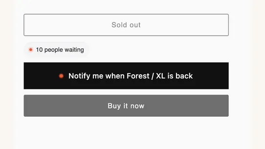 Restockd screenshot