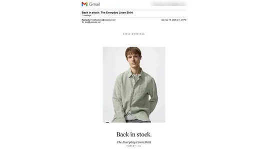 Restockd screenshot