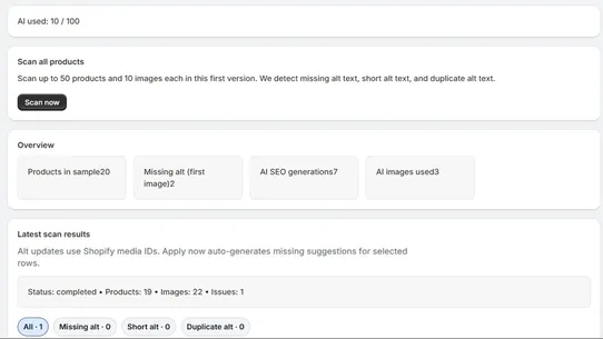 Seoi AI SEO &amp; Image Optimize screenshot