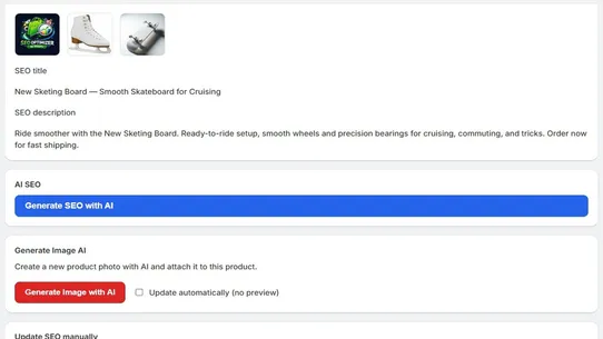 Seoi AI SEO &amp; Image Optimize screenshot