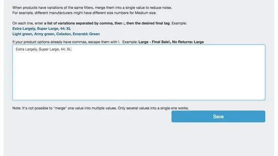 Filterific: Collection Filter screenshot