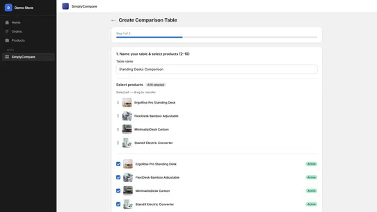 SimplyCompare screenshot