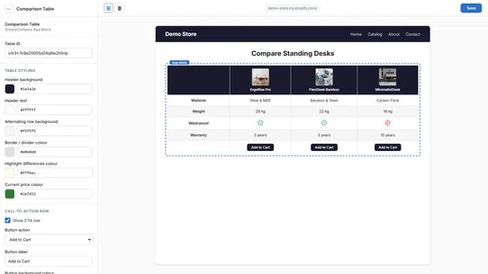 SimplyCompare screenshot