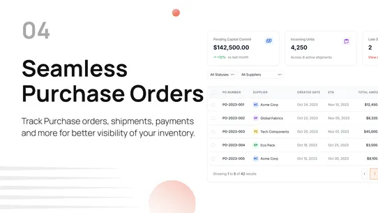 Glood AI Inventory Planner screenshot