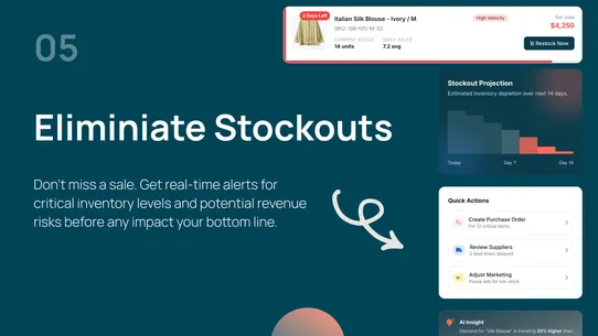 Glood AI Inventory Planner screenshot