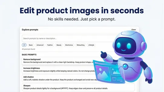 ImageDrop AI – Image Editor screenshot