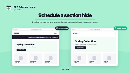 PRO Schedule theme ‑ Boostapps screenshot
