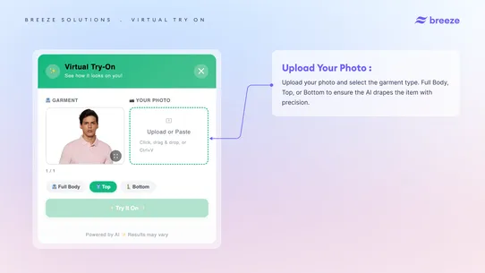Virtual Try On screenshot