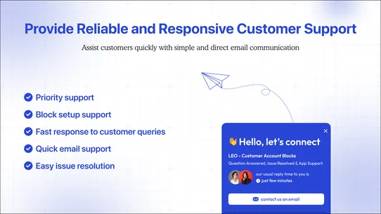 LEO ‑ Customer Account Blocks screenshot